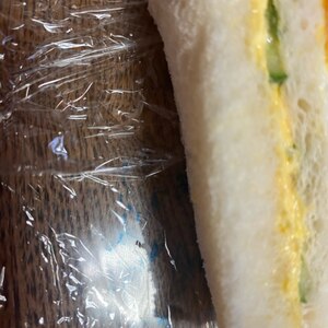 卵とチーズのサンドイッチ！！！